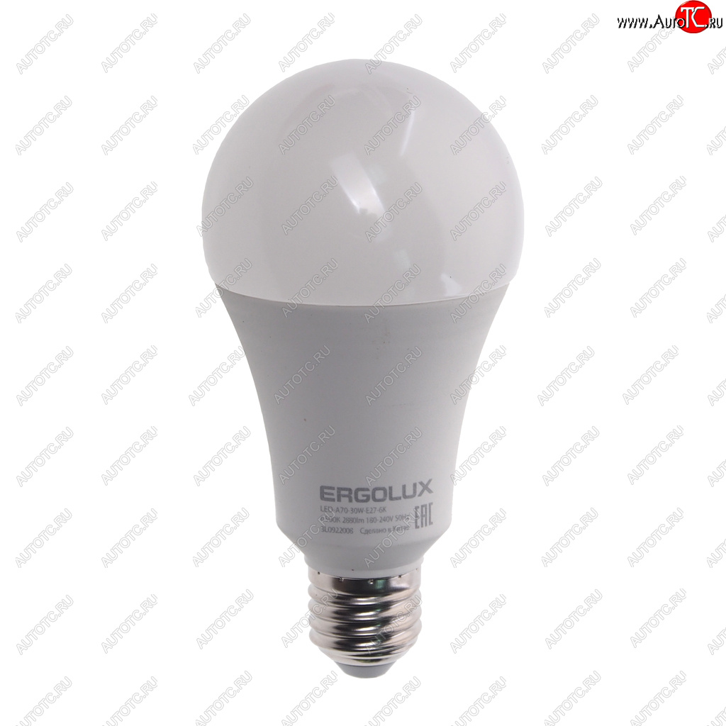 251 р. Лампа светодиодная E27 A70 30W (260W) 220V дневной свет ERGOLUX ERGOLUX led-a70-30w-e27-6k  с доставкой в г. Керчь