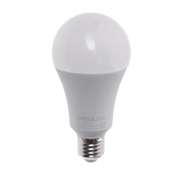 379 р. Лампа светодиодная E27 A70 35W (300W) 220V дневной свет ERGOLUX ERGOLUX led-a70-35w-e27-6k  с доставкой в г. Керчь. Увеличить фотографию 1