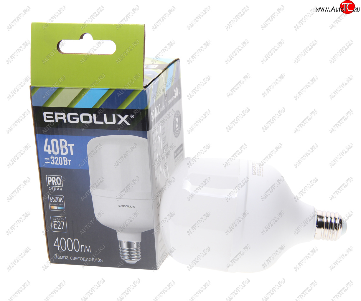 559 р. Лампа светодиодная E27 T170 40W (320W) 220V дневной свет ERGOLUX ERGOLUX led-hw-40w-e27-6k  с доставкой в г. Керчь