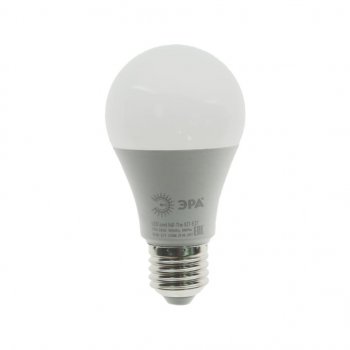 98 р. Лампа светодиодная E27 A60 11W (100W) 220V теплый ЭРА ЭРА led-smd-a60-11w-827-e27  с доставкой в г. Керчь. Увеличить фотографию 1