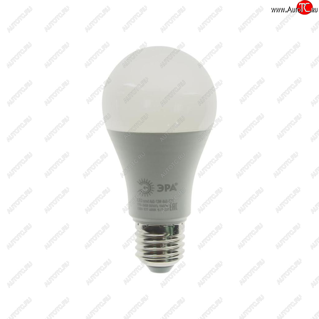 109 р. Лампа светодиодная E27 A60 13W (110W) 220V холодный ЭРА ЭРА led-smd-a60-13w-840-e27  с доставкой в г. Керчь