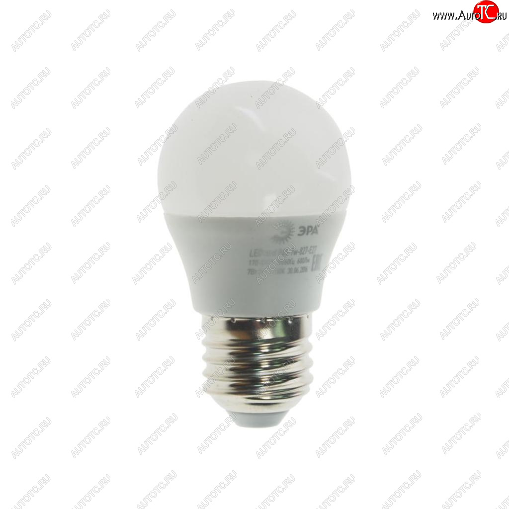 103 р. Лампа светодиодная E27 P45 7W (60W) 220V теплый ЭРА ЭРА led-smd-p45-7w-827-e27  с доставкой в г. Керчь