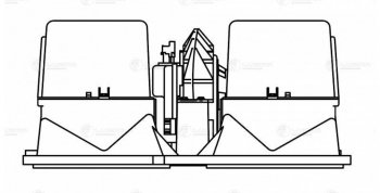19 849 р. Мотор отопителя SCANIA 4, P,R,T series (в сборе с крыльчаткой) LUZAR LUZAR lfh2705  с доставкой в г. Керчь. Увеличить фотографию 4