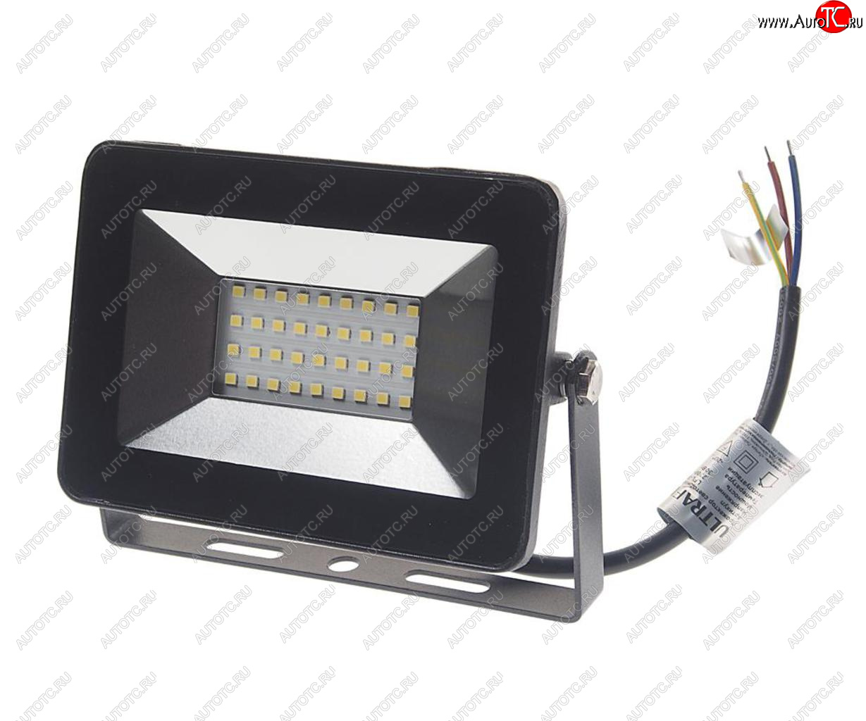549 р. Светильник светодиодный 220V 30W 6500K черный ULTRAFLASH ULTRAFLASH lfl-3001 c02  с доставкой в г. Керчь