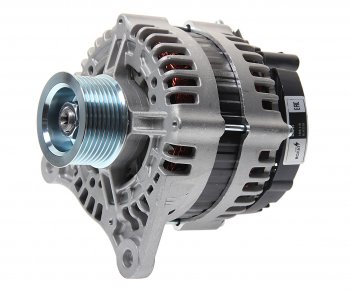 14 349 р. Генератор ГАЗ-3302 дв.CUMMINS ISF 2.8 14В 120А (контакт-фишка) STARTVOLT STARTVOLT lg 03218  с доставкой в г. Керчь. Увеличить фотографию 1