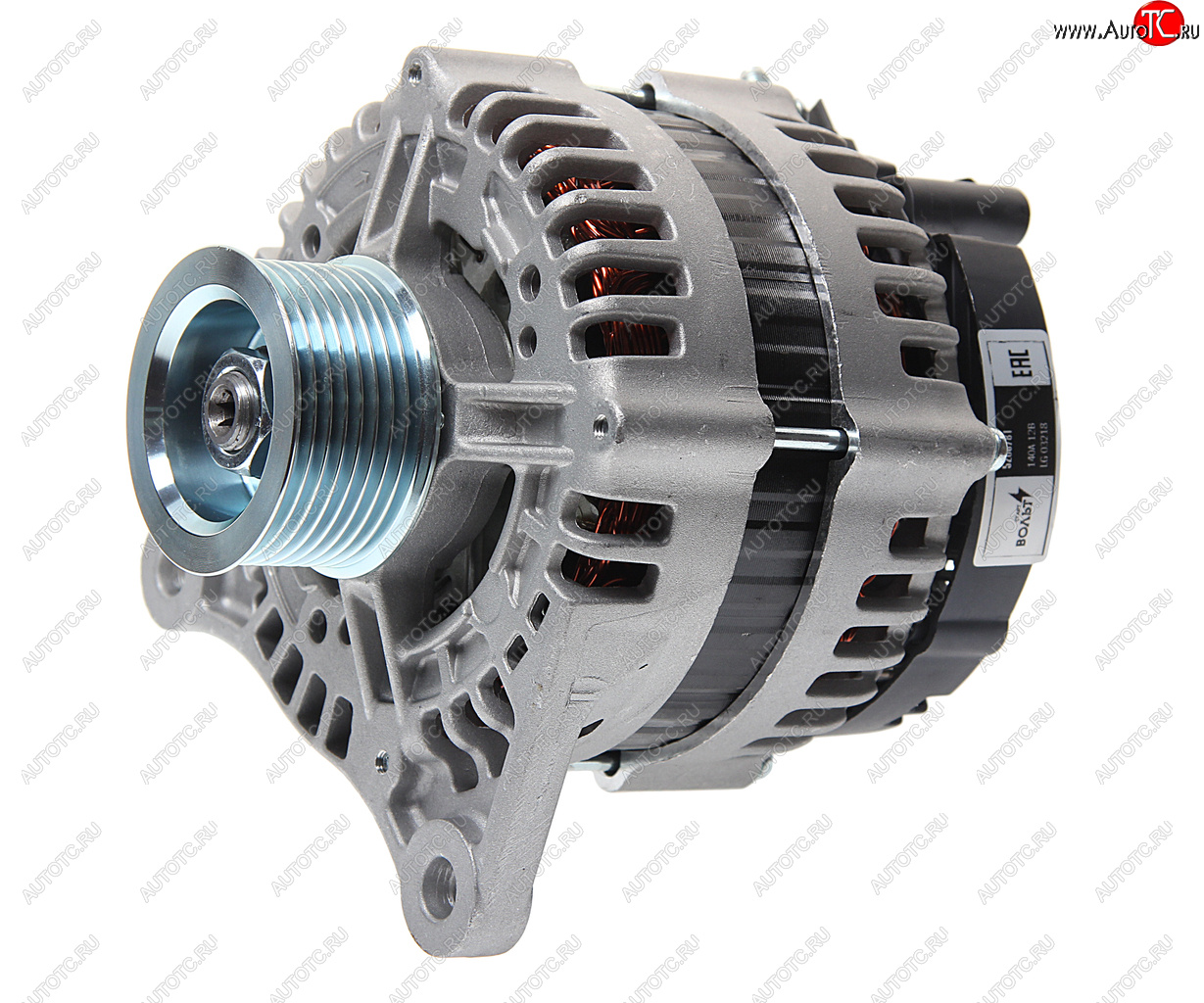 14 349 р. Генератор ГАЗ-3302 дв.CUMMINS ISF 2.8 14В 120А (контакт-фишка) STARTVOLT STARTVOLT lg 03218  с доставкой в г. Керчь