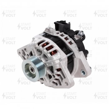 14 399 р. Генератор HYUNDAI Solaris (11-),Elantra (06-),i30 KIA Ceed,Cerato 14В 90А STARTVOLT STARTVOLT lg 08l4  с доставкой в г. Керчь. Увеличить фотографию 1