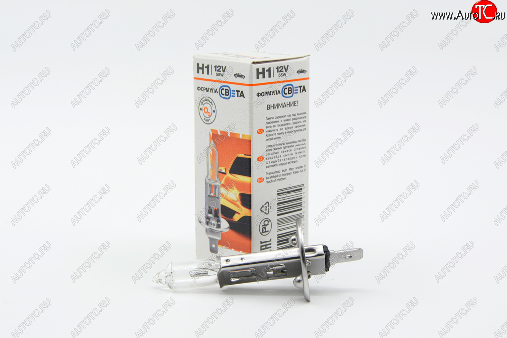 53 р. Лампа 12V H1 55W P14.5s ФОРМУЛА СВЕТА ФОРМУЛА СВЕТА lhi011255fsp1  с доставкой в г. Керчь