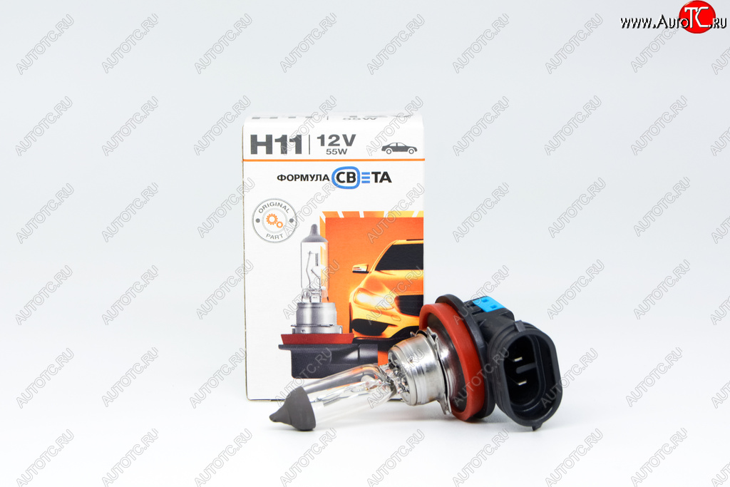 153 р. Лампа 12V H11 55W PGJ19-2 ФОРМУЛА СВЕТА ФОРМУЛА СВЕТА lhi111255fsp1  с доставкой в г. Керчь