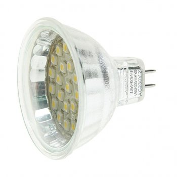 40 р. Лампа светодиодная MR16 2W(20W) 220V теплый MEGA LIGHTING MEGA LIGHTING lm-0216ww  с доставкой в г. Керчь. Увеличить фотографию 1