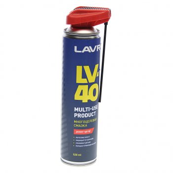 499 р. Смазка универсальная проникающая LV-40 520мл аэрозоль (трубка) LAVR LAVR ln1453  с доставкой в г. Керчь. Увеличить фотографию 1