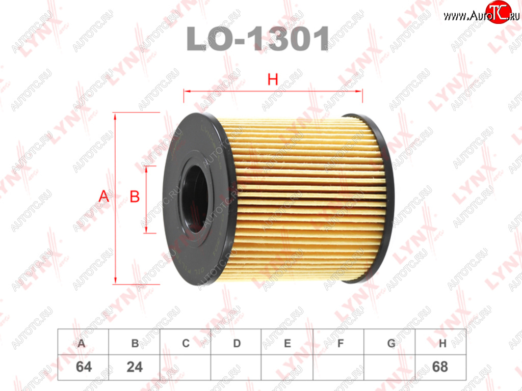 399 р. Фильтр масляный PEUGEOT Boxer CITROEN Jumper FIAT Ducato FORD Transit (06-),Mondeo LYNX LYNX lo1301  с доставкой в г. Керчь