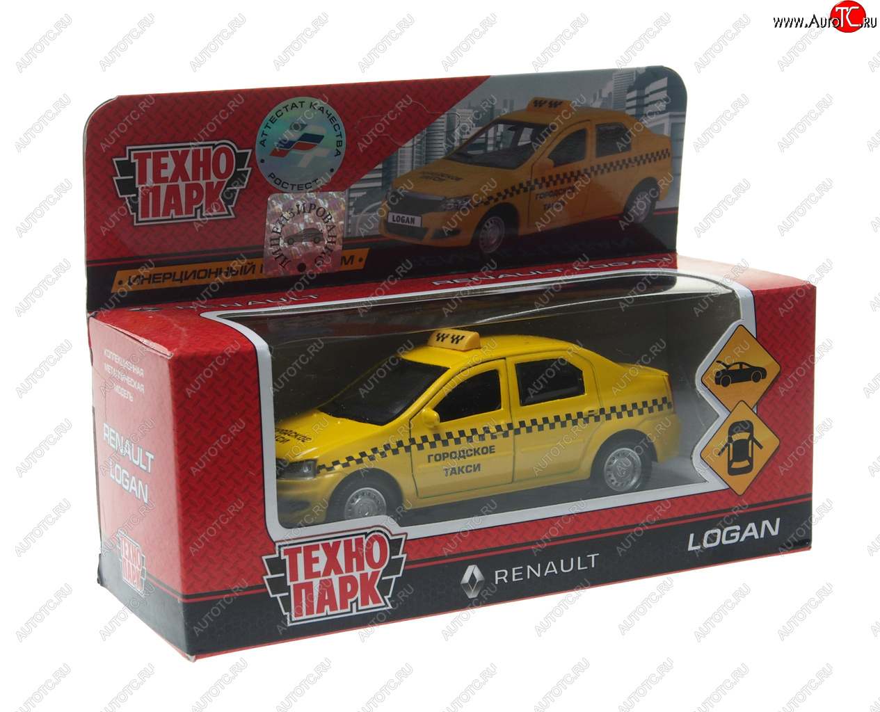 899 р. Модель автомобиля RENAULT Logan металлическая ТЕХНОПАРК ТЕХНОПАРК logan-bu  с доставкой в г. Керчь