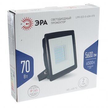 789 р. Светильник светодиодный 220V 70W 6500K черный ЭРА ЭРА lpr-023-0-65k-070  с доставкой в г. Керчь. Увеличить фотографию 4