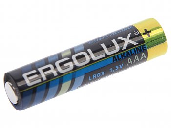 29 р. Батарейка AAA LR03 1.5V блистер 12шт. (цена за 1шт.) Alkaline ERGOLUX ERGOLUX lr03 bp-12  с доставкой в г. Керчь. Увеличить фотографию 1