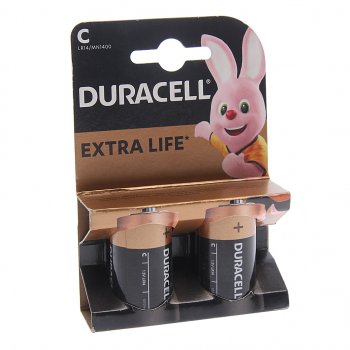 419 р. Батарейка C LR14 1.5V блистер 2шт. (цена за 1шт.) Alkaline Basic DURACELL DURACELL lr14-2bl  с доставкой в г. Керчь. Увеличить фотографию 2