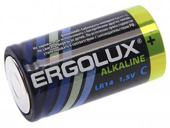 135 р. Батарейка C LR14 1.5V блистер 2шт. (цена за 1шт.) Alkaline ERGOLUX ERGOLUX lr14 bl-2  с доставкой в г. Керчь. Увеличить фотографию 1