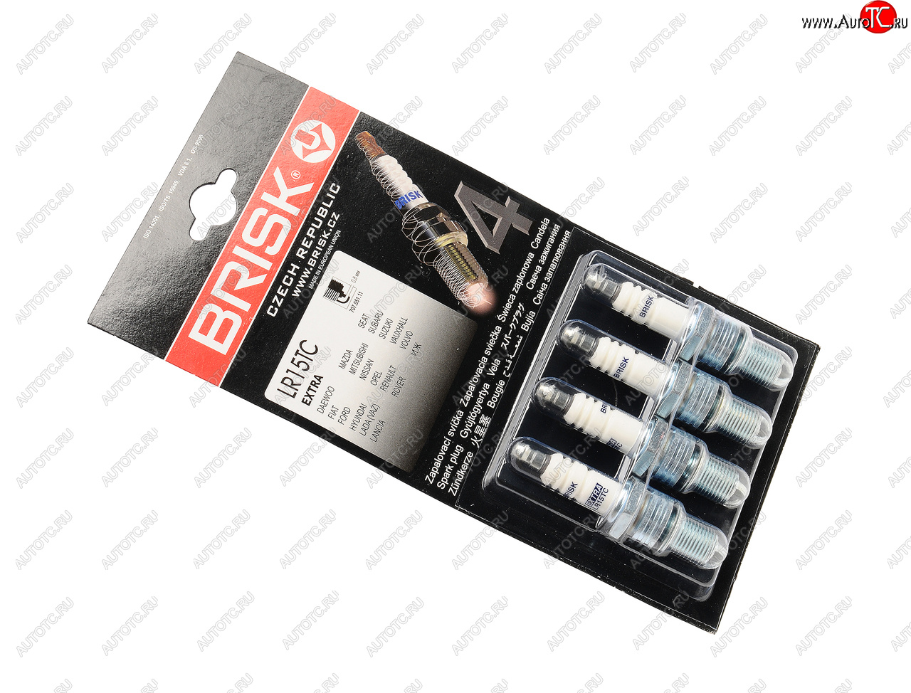 1 279 р. Свеча зажигания ВАЗ-2108 LR15TC EXTRA комплект BRISK BRISK lr15tc  с доставкой в г. Керчь
