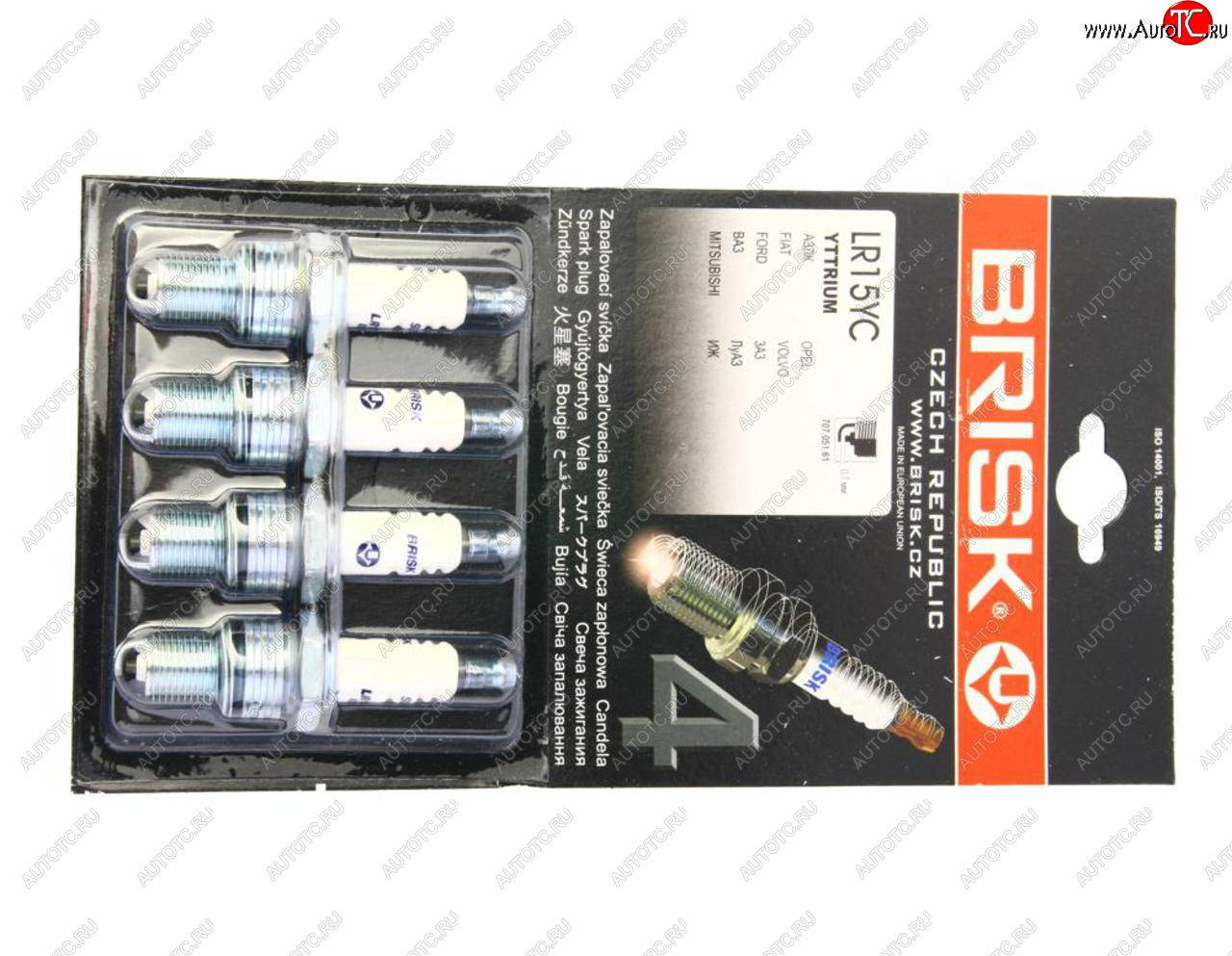 999 р. Свеча зажигания ВАЗ-2108 LR15YC комплект BRISK BRISK lr15yc  с доставкой в г. Керчь