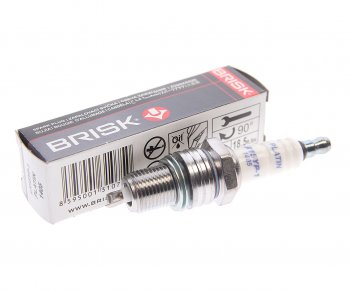 679 р. Свеча зажигания ВАЗ-2111 V8 PLATIN BRISK BRISK lr15yp-1  с доставкой в г. Керчь. Увеличить фотографию 1