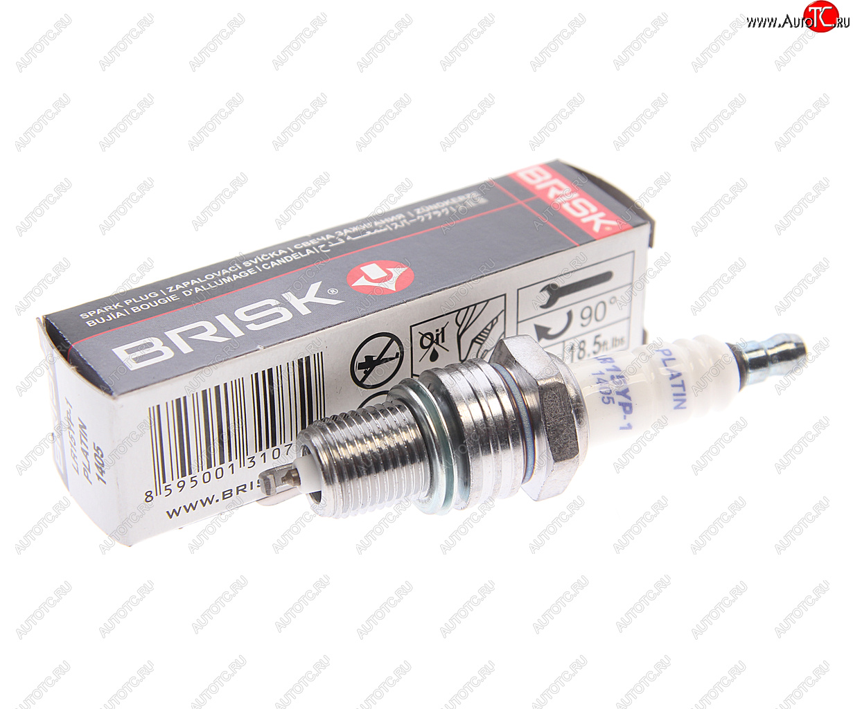 679 р. Свеча зажигания ВАЗ-2111 V8 PLATIN BRISK BRISK lr15yp-1  с доставкой в г. Керчь