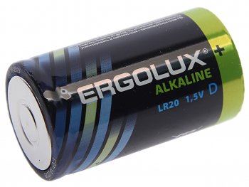 188 р. Батарейка D LR20 1.5V блистер 2шт. (цена за 1шт.) Alkaline ERGOLUX ERGOLUX lr20 bl-2  с доставкой в г. Керчь. Увеличить фотографию 1