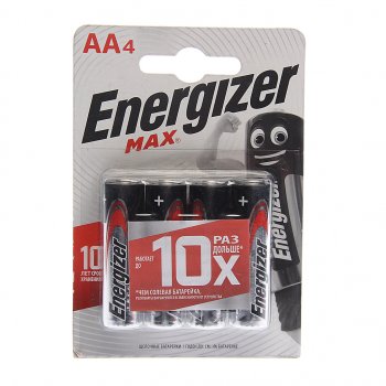 100 р. Батарейка AA LR6 1.5V блистер 4шт. (цена за 1шт.) Alkaline Max ENERGIZER ENERGIZER lr6 bc4  с доставкой в г. Керчь. Увеличить фотографию 3