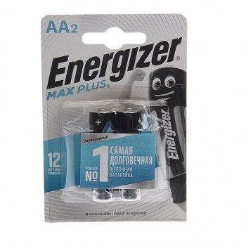 175 р. Батарейка AA LR6 1.5V блистер 2шт. (цена за 1шт.) Alkaline Max Plus ENERGIZER ENERGIZER lr6м bc2  с доставкой в г. Керчь. Увеличить фотографию 3