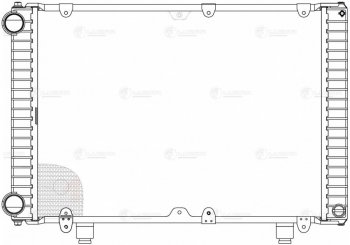12 949 р. Радиатор ГАЗ-3302 Бизнес алюминиевый 2-х рядный дв.УМЗ-4216,Крайслер (Heavy Duty) LUZAR LUZAR lrc0303  с доставкой в г. Керчь. Увеличить фотографию 7