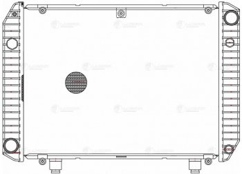 11 749 р. Радиатор ГАЗ-2217,33021 алюминиевый 2-х рядный НО (Heavy Duty) LUZAR LUZAR lrc0304  с доставкой в г. Керчь. Увеличить фотографию 9