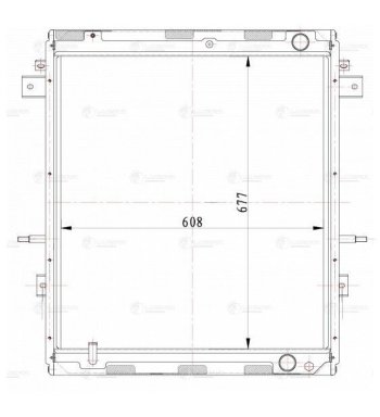 25 099 р. Радиатор ГАЗон Next (18-) алюминиевый дв.ЯМЗ-534 LUZAR LUZAR lrc0351  с доставкой в г. Керчь. Увеличить фотографию 5