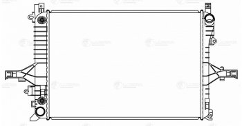 15 849 р. Радиатор VOLVO S60 (00-09) охлаждения двигателя LUZAR LUZAR lrc10156  с доставкой в г. Керчь. Увеличить фотографию 3