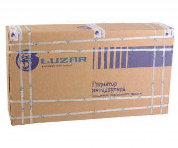 17 749 р. Охладитель ГАЗ-33104 наддувочного воздуха алюминиевый LUZAR LUZAR lric03104  с доставкой в г. Керчь. Увеличить фотографию 4