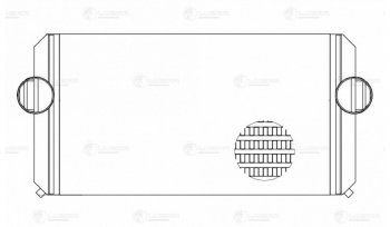 87 999 р. Охладитель К-744Р3,К9000 (дв.OM460LA,OM457LA) алюминиевый LUZAR LUZAR lric0604 LUZAR lric0604  с доставкой в г. Керчь. Увеличить фотографию 3