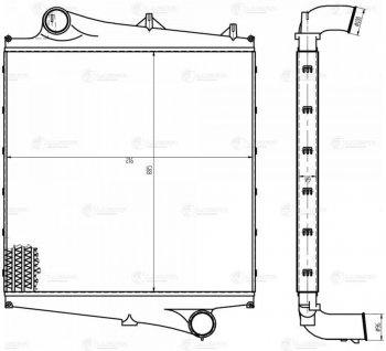 55 999 р. Интеркулер VOLVO FM400 (05-) LUZAR LUZAR lric1013  с доставкой в г. Керчь. Увеличить фотографию 3