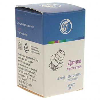 319 р. Датчик включения вентилятора ГАЗ,МОСКВИЧ 87-82 град. LUZAR LUZAR ls0241  с доставкой в г. Керчь. Увеличить фотографию 3