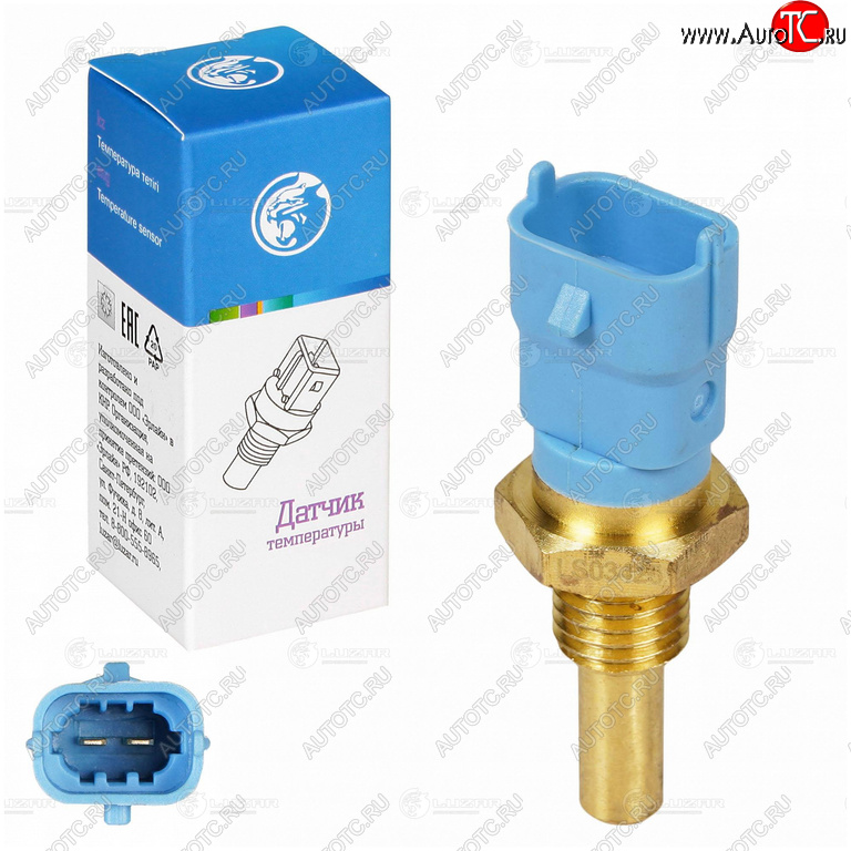 439 р. Датчик температуры ГАЗ дв.40524 ЕВРО-3 LUZAR LUZAR ls03425  с доставкой в г. Керчь