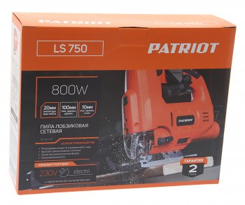 6 749 р. Лобзик 800Вт 500-3000обмин. дерево-100мм с маятником PATRIOT PATRIOT ls750  с доставкой в г. Керчь. Увеличить фотографию 4