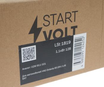 8 999 р. Стартер VW Golf (07-) AUDI A3 (09-) STARTVOLT STARTVOLT lst1819  с доставкой в г. Керчь. Увеличить фотографию 6
