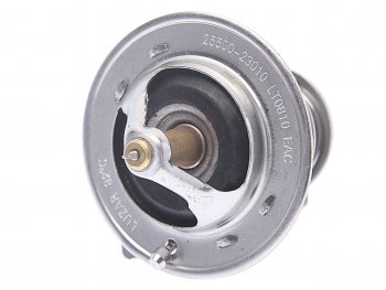 839 р. Термостат HYUNDAI Accent (03-),Getz (02-),Elantra (00-),Sonata EF (05-),Santa Fe (09-) (DOHC) LUZAR LUZAR lt0810  с доставкой в г. Керчь. Увеличить фотографию 1