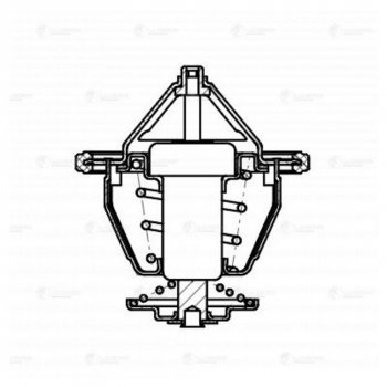 1 259 р. Термостат HYUNDAI Elantra (12-),ix35 (09-),i40 (11-) (2.0) KIA Soul (11-) LUZAR LUZAR lt0820  с доставкой в г. Керчь. Увеличить фотографию 7