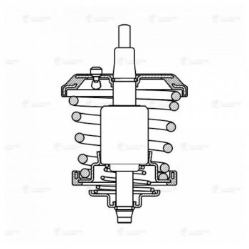 1 399 р. Термостат VW Amarok (10-15),Beetle AUDI A3 LUZAR LUZAR lt1806  с доставкой в г. Керчь. Увеличить фотографию 7