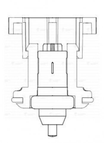 1 299 р. Термостат VW Golf (13-) AUDI A3 (13-) SEAT Leon (13-) SKODA Octavia (13-) LUZAR LUZAR lt1822  с доставкой в г. Керчь. Увеличить фотографию 6