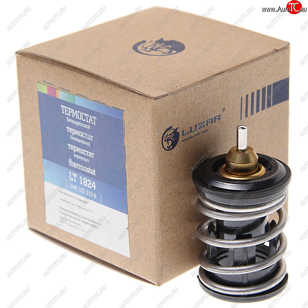 1 729 р. Термостат VW Golf (13-) AUDI A3 (13-) SEAT Leon (13-) SKODA Octavia (13-) LUZAR LUZAR lt1824  с доставкой в г. Керчь