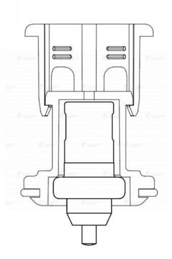 1 439 р. Термостат VW Golf (13-) AUDI A3 (13-) SEAT Leon (13-) SKODA Octavia (13-) LUZAR LUZAR lt1825  с доставкой в г. Керчь. Увеличить фотографию 3