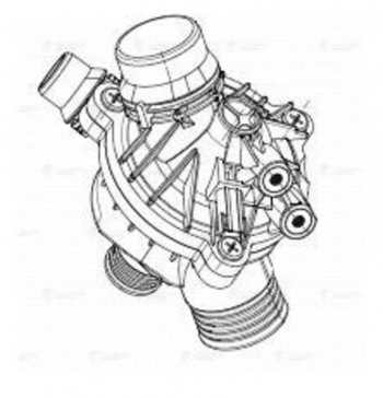 5 299 р. Термостат BMW 3 (E92,E93),5 (E60,E61) LUZAR LUZAR lt26e6  с доставкой в г. Керчь. Увеличить фотографию 6