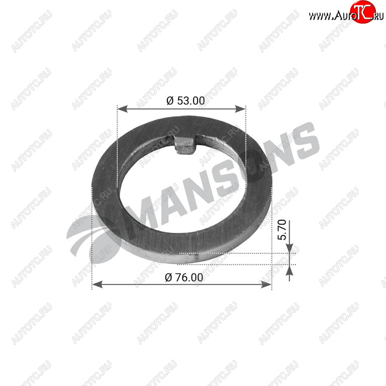 171 р. Шайба BPW (ECO,ECO Plus) ступицы стопорная (convertional,8-9т,10-12т) MANSONS MANSONS lw115  с доставкой в г. Керчь