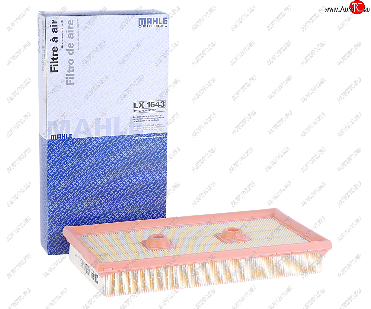 1 599 р. Фильтр воздушный VW Golf 5 (03-),Passat B6 (05-),Touran (03-) (1.6 FSI) SKODA Octavia (04-) MAHLE MAHLE lx1643  с доставкой в г. Керчь