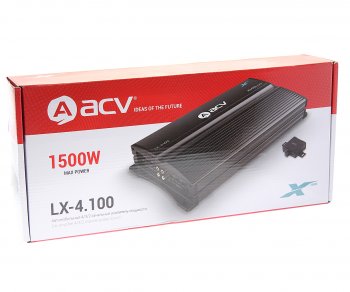 7 949 р. Усилитель автомобильный 4х100Вт ACV ACV lx-4.100  с доставкой в г. Керчь. Увеличить фотографию 4