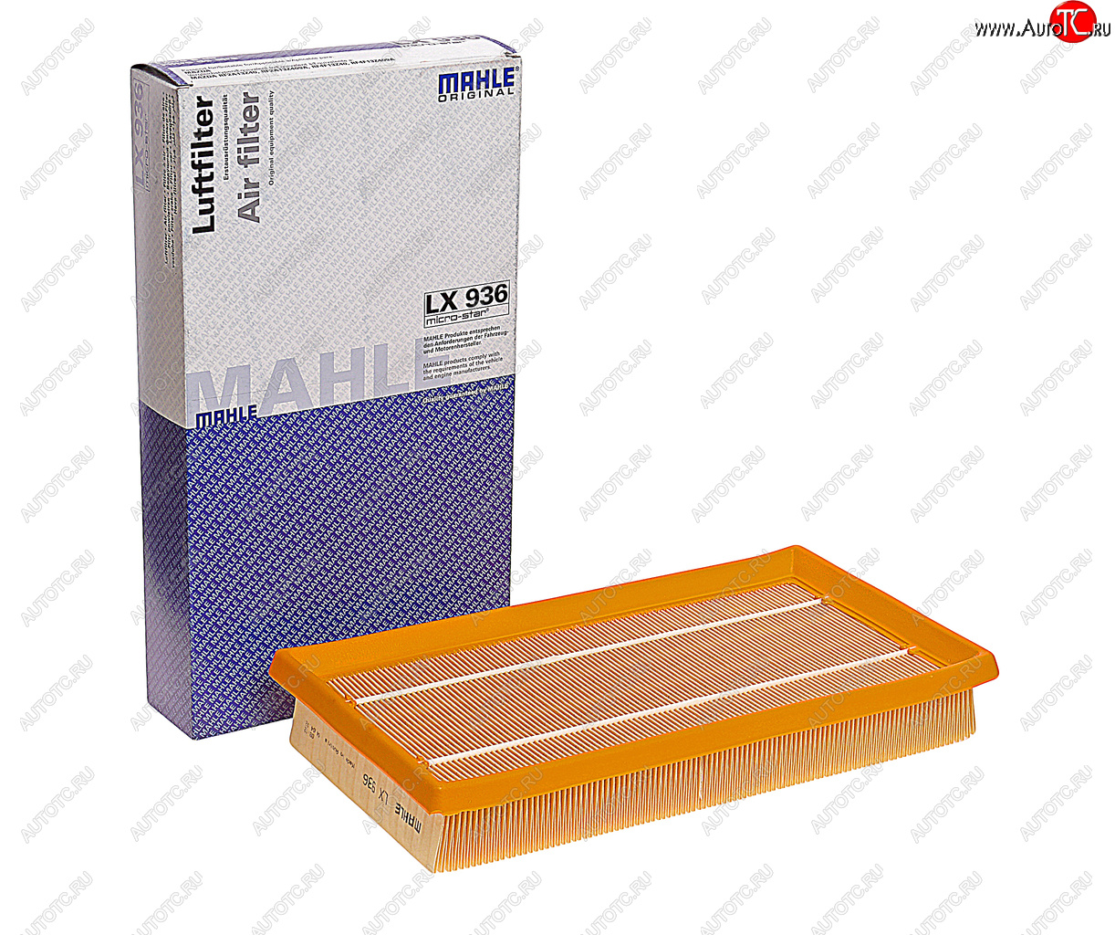 1 369 р. Фильтр воздушный MAZDA 6 (02-12),626 (98-02),MPV (00-06) MAHLE MAHLE lx936  с доставкой в г. Керчь